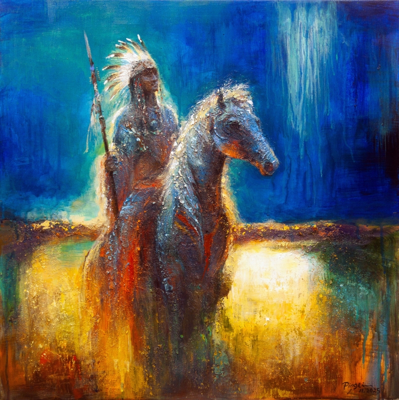Indian 20 by artist Ping Irvin